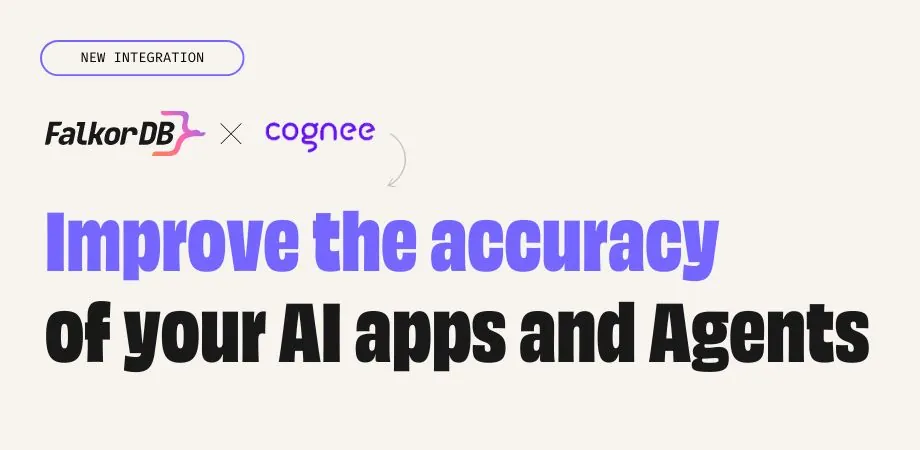 FalkorDB integrates with Cognee to build AI systems with enhanced data handling and query precision FalkorDB
