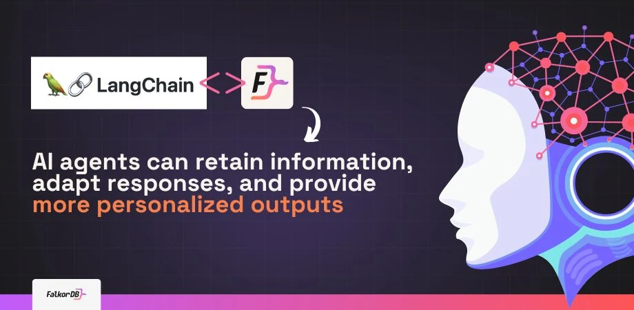 FalkorDB allows AI agents to retain information, adapt responses, and provide more personalized outputs