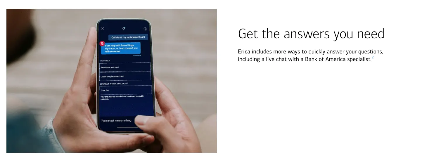 Erica - Virtual Financial Assistant _ Bank of America