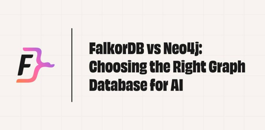 FalkorDB vs Neo4j Choosing the Right Graph Database for AI